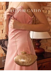 STEPHIECATHY Women s Glamorous Elegant Acrylic Clutch Magnet Closure Long Chain Shoulder Cross Body Evening Bag For Dinner Cocktail Party Banquet Dating Gift Perfect For Party Wedding Prom Dinner Banq