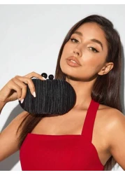 SHEIN BAE Women s Elegant Solid Color Minimalist Chic Evening Clutch Bag Valentines