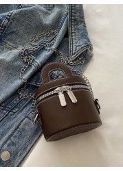 Wholesale 2025 New Arrival Exquisite Portable Makeup Cosmetic Box Case Mini Lipstick Bag Shoulder Crossbody Bag For Women