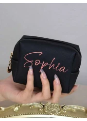 Customized Small Cosmetic Case Lipstick Zipper Storage Bag Travel Toiletry Bag Coin Purse Cosmetics Storage Box Waterproof And Cute Travel Toiletry Storage Bag Suitable For Women And Girls