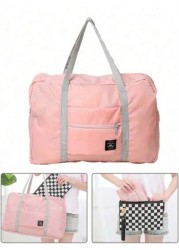 1pc Portable Foldable Travel Bag Reusable Cosmetic Storage Pouch Unisex Toiletry Organizer Large Capacity For Luggage Bathroom Travel Gift Holiday Wardrobe Vanity Summer Travel Vacation Home Bathroom