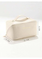 High End Multi Layer Makeup Bag Thickened Toiletry Organizer Lightweight Travel Pillow Case Design Makeup Travel Toiletry Organizer Essentials Gifts Storage Zipper Accessories Nail