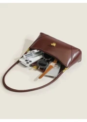 حقيبة كتف نسائية عصرية بطراز البوجينفيل الفرنسي بطراز بسيط لعام 2025، حقيبة نسائية متعددة الاستخدامات على الكت