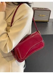 Lightweight Business Casual Minimalist Flap Square Bag For Teen Girls Women College Students Rookies White Collar Workers Perfect For Office College Work Business Commute Outdoors Travel Outings Fashi