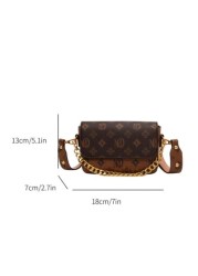 1pc Vintage Leisure Armpit Bag Shoulder Chain Bag Women s Commuter Diagonal Package Retro Inspired Bag For Women