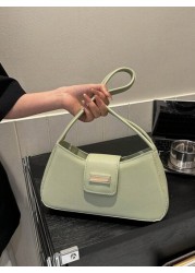 Chic Handbag Niche Underarm Bag New Stylish Commuter Bag Baguette Bag Versatile Shoulder Bag