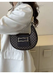 Vintage Retro 1pc Mini Floral Printed Fashionable Shoulder Bag Suitable For Women s Daily Use