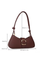 Buckle Decor Bag
