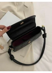 Fashionable Women s Shoulder Bag With Flap Closure Crossbody Bag Pu Material Ideal For Daily Use Shopping Valentine s Day Gift
