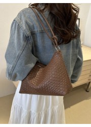 New Fashion Woven Tote Bag Retro Shoulder Bag Retro Inspired Bag For Women