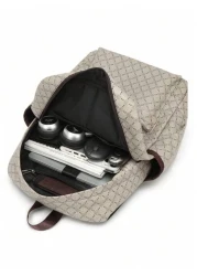 Men s Bifocal Large Capacity Multi Pocket 15 6 Inch Laptop Backpack Business Travel Bag Suitable For Back To School Business Trip Travel Father s Day Gift