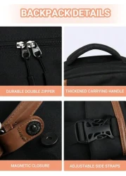 Travel Backpack For Men Laptop Backpack 15 6 Inch Large Waterproof Work Computer Backpack TSA Friendly College School Backpacks