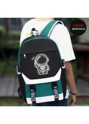 Minimalist Backpack Fits 15 6 Inch Laptop Colorblock Casual Water Resistant High Capacity Unisex Fashion Backpack For Travel School College