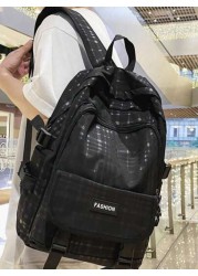 Men s Simple Large Capacity Travel Backpack Casual Day Pack For Middle High School Students College Laptop Bag School Backpack