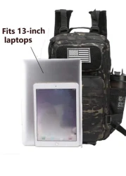 THURAM 13 Inch Laptop Backpack 20L GYM Bag With 2 Bottle Holders Water Proof Trekking Fishing Hunting Bag Backpack Outdoor Rucksacks School Bag Camping Daypack School Summer Vacation Funny Gifts Chris