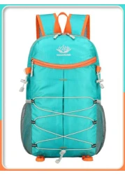 حقيبة ظهر قابلة للطي للمغامرات الخارجية. حقيبة تسلق بسيطة. حقيبة رياضة كبيرة السعة. حقيبة ظهر كاجوال متعددة ال