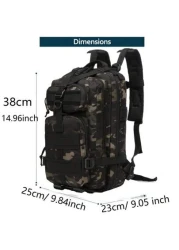 حقيبة ظهر رحلات بحجم 20 لتر مقاومة للماء للتنزه والصيد والصيد والتخييم للرجال، حقيبة سفر، حقيبة مدرسية، هدايا