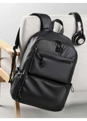 Black Waterproof Backpack Laptop Bag School Backpack For Men