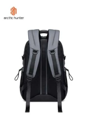 arctic hunter Arctic Hunter Backpack For Men Light Weight 15 6 Laptop Backpack Water Resistant Stylish Anti Theft 25L Laptop Bag 5 Compartment For Travel Business College And Daily Use