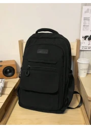 Book Backpack Flap Backpack Waterproof Portable For Travel Vacation Work Office Sport Gym Outdoor Nylon Casual For Student Boys College Student Teens Senior High School Student Funny Gifts Christmas H