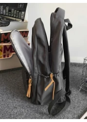 Canvas Backpack Large Capacity School Bag Casual Travel Rucksack Laptop Bag College Bag Summer Dad Bag For School Multi Functional For Books For School Supplies Teenagers Freshmen High School Universi