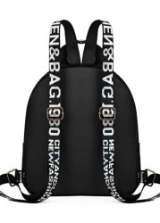 Diamond Check Embroidered Thread Rivet Backpack New Fashion Travel Bag Leisure Large Capacity Backpack Zipper Direction Random Christmas Men Bag Vacation Travel Essentials Dad Gifts School Bag Travel