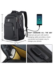 15 6 Inch Backpack Large Capacity Weekend Overnight Bag Travel Backpack Airline Approved Water Proof Laptop Backpack Gift Casual Backpack School Backpack With USB Port Best Valentine s Day Camping Hik