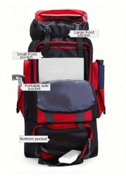 Light Hiking Bag Large Capacity Backpack Adjustable Travel Bag Multi Functional Hiking Bag Multi Pocket Duffel Bag Multi Pocket Camping Bag Suitable For Travel Holiday Hiking Hiking Camping Outdoor Sp