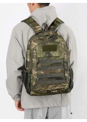New Simple Large Capacity Tactical Camouflage Backpack Multifunctional Outdoor Camping Bag Hiking Rucksack With Multiple Compartments Suitable As Gift For Teenagers Backpack For Travel