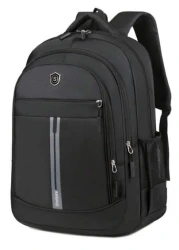 حقيبة ظهر للرجال متعددة الجيوب لجميع الاستخدامات، بتصميم عصري بسيط ومتعدد الاستخدامات، ملائمة للسفر والمشي،