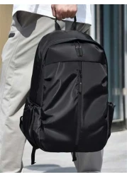 Travel Outdoor Oxford Cloth Backpack Large Capacity Business Backpack Heavy Duty Laptop Backpack Vacation School Summer Carry On Polyester Business Casual Black Personalized Gifts Boyfriend Hiking Stu