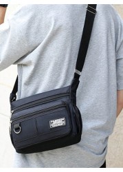 Men s Shoulder Bag With Multiple Pockets Messenger Bag University Sling Bag Cross Body Bag Gift College Bag Gifts Men Bag Crossbody Bag Winter Travel Rider Bag Beach Bag Black Bag Student Large Capaci