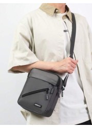 Fashion Large Capacity Men Shoulder Bag Travel Small Square Bag