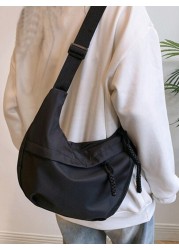 New Bag Student Small Satchel Bag Go Out Snack Bag Work Hand Bag Bento Bag Male And Female Students Handbag Black Bag Travel Essentials Holiday Essentials Bag For Men Camping Sling Bag For Men Bags Me