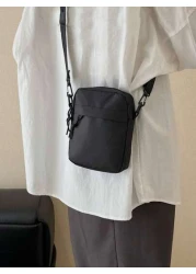 Mini Men Square Bag Handbag Schoolbag Sling Bag Sport Bag For Student College School Bag Multi Functional Crossbody Bag Shoulder Bag Students Commute Summer Bag Fall Messenger Bag Old Money Christmas