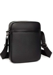 Men Bag Shoulder Bag Crossbody Bag Lychee Pattern Large Capacity Work Bag Weekend Travel College Bag For Books Multi Functional University Bag Casual Thanksgiving Purse Bag PU Material Crossbody Bag C