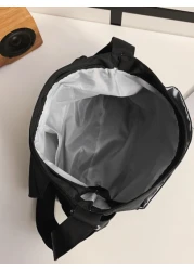 MINGHONG حقيبة كتف مائلة واليابانية، حقيبة كروسبودي قماشية بسيطة جديدة، حقيبة كتف ماركة، حقيبة ظهر للطالب، حقيبة