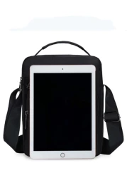 حقيبة حملية متعددة الوظائف للطلاب الجامعيين وأول سنة في الجامعة، حقيبة كاجوال مربعة صغيرة للرجال البسيطة، حق