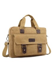 New Men s Casual Business Messenger Bag Spacious Design For Hand Carry Or Shoulder Wear