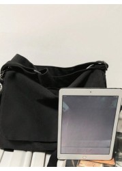 حقيبة رسول ذات رقعة لجيل الشباب ، حقيبة كتف أسود كاجوال للطلاب والتنقل ، حقيبة متقاطعة الجسم للرجال ، حقيبة جا