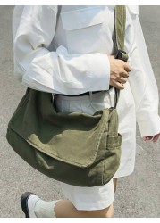 Cool Retro Y2K Homeless Crossbody Bag With 4 Colors To Choose From Canvas Large Capacity Fashionable Crossbody Bag Suitable For School Business Outdoor Party Supplies Gifts Sling Bag Fashion Men s Bag
