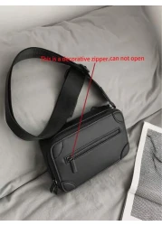 Men s Stylish Square Crossbody Bag Sling Bag Casual Box Shape Shoulder Bag Small Messenger Bag For Valentine s Day Gift Father s Day Gift College Travelling Commuting Sling Bag For Men Business