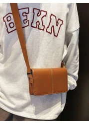 Crossbody Mini Bag Sling Bag Shoulder Bag Square Bags Messenger Bags Mini Multi Layer Black Small Travel Phone Bag Messenger Bag Gift Sling Bag For Men