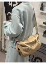 peach tree 1pc Men s Oblique Shoulder Bag Shoulder Bag Mini Sling Bag Multi Color Daily Casual Nylon Lightweight Shoulder Bag Asymmetrical Neck Bag Small Square Bag Oblique Bag Multi Function Outdoor