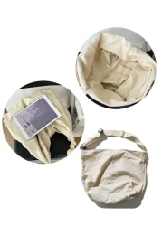 Students Freshman Multifunctional Sling Bag Shoulder Bag Casual Bag Men Minimalist Canvas Hobo Bag Schoolbag College School Outdoors Sports College Bag Summer Bag Multi Functional Thanksgiving Purse H