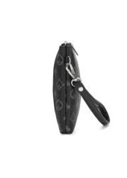 Portable Fashion Pu Leather Men Wallet Hand Bag Male Clutch Purse Large Capacity Coin Zipper Purses Money Bag Wash Bag Toiletry Bag Handbag For University Students For Outdoor Travel Work And School H