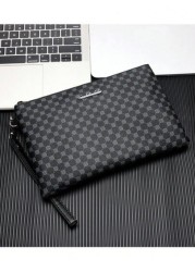 NEW 2024 Men Wallet Pu Leather Men s Business Wallet High Quality Clutch Bag Male Hand Bag Coin Purses Men Christmas Holiday Thanksgiving Gifts For Men Leather Bag Funny Gifts Vacation Boyfriend Gifts