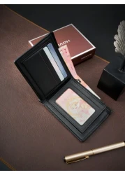HOVI S Men s Short Wallet Fashionable Casual Vintage Dollar Wallet Multi Card Slot Multi Function Portable Short Wallet Coin Purse