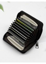 HOVI S Classic Minimalist Card Holder Wallet Ultra Portable Multi Function Coin Purse Mini Bag Small Bag