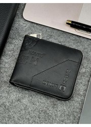 HOVI S Upgrade Your Look With Stylish Business Leather Wallets Fashion Short Wallet Old Money Style Men Vintage Funny Gifts Coin Purse Travel Christmas Purse Holiday Thanksgiving Gifts Vacation Hiking